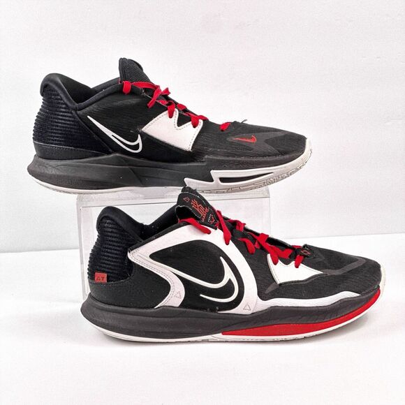 Nike Kyrie Low 5 Mens Basketball Shoes Size 10 Black Red White Dominoes DJ6012 main image 4
